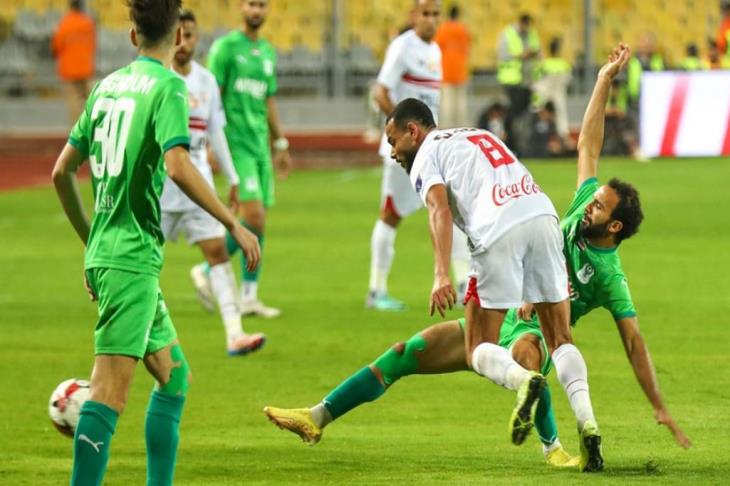 مباراة المصري والزمالك